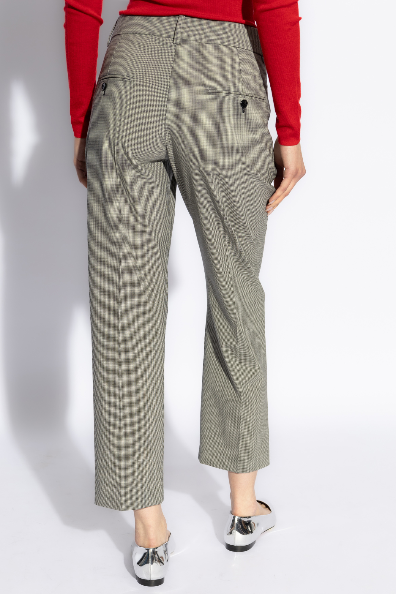 パンツ Isabel Marant Ritana Straight Trousers In Cool Virgin Wool Isabel Marant Ritana Trousers In Cool Virgin Wool Black